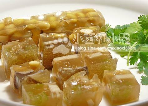 素食笋豆蘑菇皮冻的做法(懒人不可不学的健康饮食小窍门)